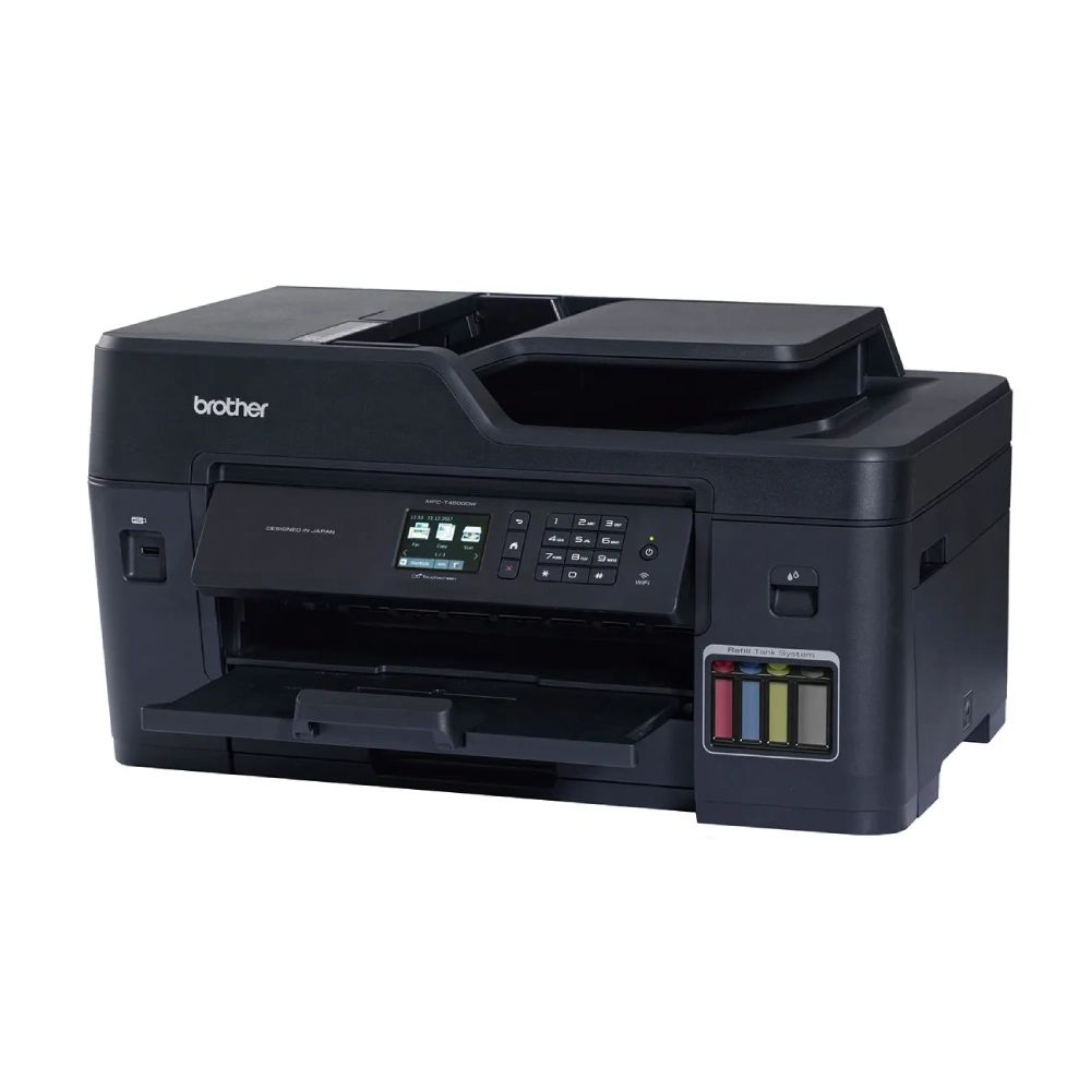 Brother Ink Tank Color Printer MFC-T4500DW A3 Multi Function with FAX | Duplex | ADF | LAN | WiFi view 3